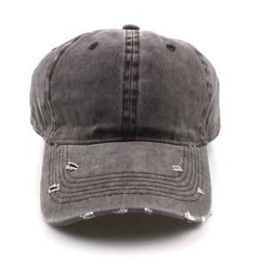 Casquette de baseball unie en maille perforée délavée, respirante, protection solaire, accessoire pour le printemps et l'été, réglable - Product Image 2