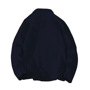 Best Selling Eco-Friendly <b>Customized</b> Color <b>Denim</b> Bomber <b>Jacket</b> for Men Front Winter Turn-down Collar 100% Cotton High Quality - Product Image 2