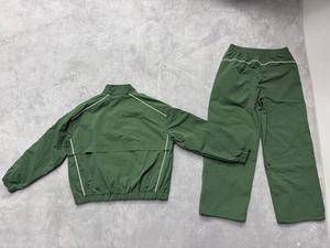Conjunto Deportivo Urbano para Hombre, Transpirable, de Secado Rápido, Chaqueta Ligera de Primavera, Pantalones con Costuras Verdes - Product Image 2