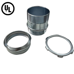 Tuerca de Bloqueo para Conducto, Certificada por UL, Plateada, Resistente a la Corrosión, para Conductos Rígidos/<span class=keywords><strong>IMC</strong></span>, de Acero, para Accesorios de Conducto - Product Image 4