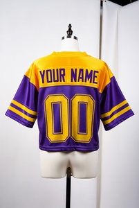 Camisetas Deportivas de Fútbol para Hombre, Corte Holgado, Cuello Redondo, con Franjas Reflectantes, Malla Transpirable - Product Image 5