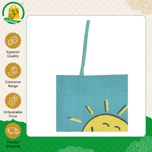 Bolsa de Compras de Yute Ecológica Reutilizable Personalizada con Asa de Cinta de Algodón, Venta al Por Mayor para Exportación - Product Image 4