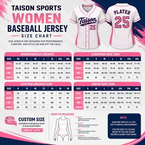 Uniforme de baseball pour femmes en polyester premium 120 GSM, jersey rose, logo personnalisé, transfert thermique, nom et numéro, passepoil contrastant, respirant - Product Image 3