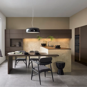 Cuisine moderne sur mesure JY Project, armoires de cuisine RTA modulaires en bois MDF PVC, ensemble complet de rangement, meubles de haute qualité du Vietnam - Product Image 3