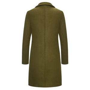 Manteau Trench Élégant en Mélange de Laine pour Homme – Veste d'Hiver Chaude et Longue pour l'Automne – Style Urbain Décontracté et Habillé – Vente en Gros - Product Image 2