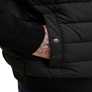 2026 Highly Customizable <b>Men's</b> <b>Black</b> Puffer Jacket <b>Long</b> Sleeve Winter <b>Coat</b> Stand Collar Waterproof for <b>Men</b> on Wholesale Prices - Product Image 6