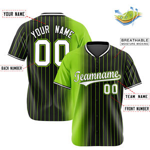 Jersey de Béisbol Personalizado con Nombre Impreso al Mejor Precio, 100% Poliéster, Ropa Deportiva Transpirable para Adultos, Tallas Grandes para Béisbol y Sóftbol - Product Image 6