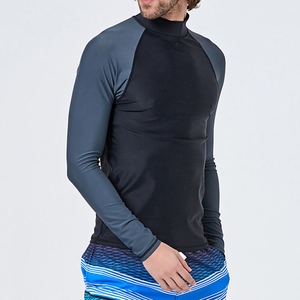 Camiseta Deportiva Cody Luna para Hombre, Manga Larga, Protección UV, Color Negro y Gris, Secado Rápido, Antibacteriana, Poliéster/Nailon - Product Image 6