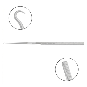 Kilner - Crochet détachable pour peau, 15 cm, instrument chirurgical manuel en acier inoxydable pour la dermatologie - Product Image 1