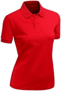Camiseta polo minimalista para mujer, ecológica, biodegradable, preencogida, con tacto de lujo, para uso profesional. - Product Image 3