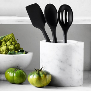 Large Capacity Natural Unique Design Marble Spoon Holder For kitchen Countertop Storage Organizer Spoon Holder - Product Image 3