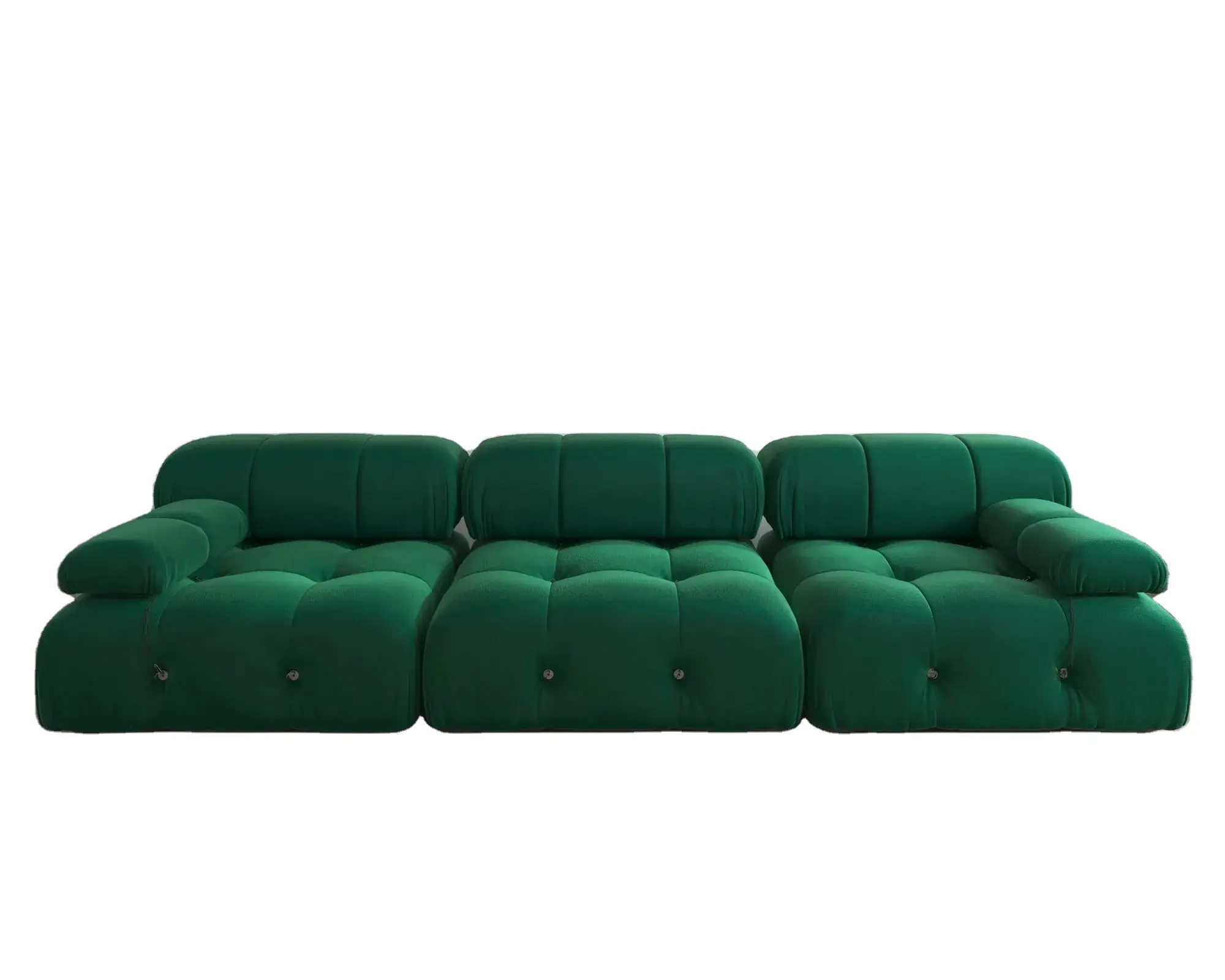 2024 minimalista moderno sofá de terciopelo modular seccional acogedor y cómodo estilo convertible comedor sofás al por mayor