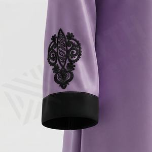 อาบายะห์ผู้หญิงคุณภาพสูงสไตล์ใหม่ ผู้ผลิตเสื้อผ้าอิสลามมืออาชีพ แห้งเร็ว ระบายอากาศได้ดี แขนยาว รับสั่งทำ - Product Image 5