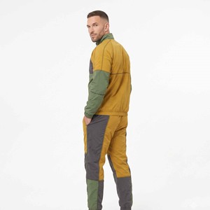 Custom Nylon Windbreaker Lightweight Hiking Streetwear Curved Straight Tracksuit Two Piece Jogger Pants and Jacket <b>Set</b> - Product Image 3