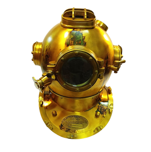 Casco de Buceo de Latón para Decoración Náutica y Espacios Costeros, Ideal para Exhibiciones Temáticas Marítimas - Product Image 1