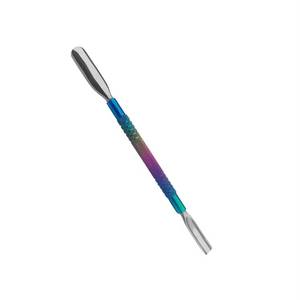 Pousse-cuticules double embout en acier inoxydable réutilisable pour manucure, conception à double tête - Product Image 5
