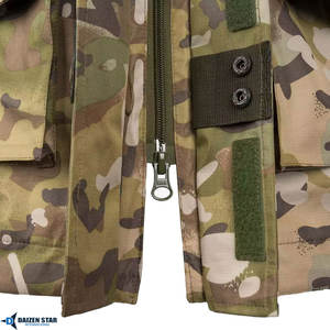 Chaqueta Soft Shell Transpirable OEM con Cuello Alto y Bolsillo Frontal para Hombre y Mujer, Ligera, para Senderismo al Aire Libre - Product Image 4