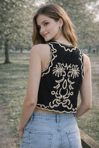 Veste d'hiver pour femme avec motif Suzani brodé à la main, tissu blanc, cadeau pour demoiselle d'honneur ou vêtements pour femme, vente en gros OEM ODM - Product Image 3