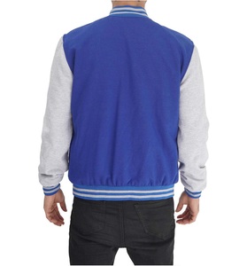 RTS Men's Autumn Varsity <b>Jacket</b> with Stand <b>Collar</b> & Front Logo Fully Customized Designs Breathable Windproof High Quality - Product Image 2