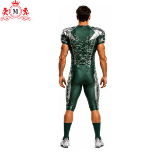 Uniforme de football vert pour hommes, impression par sublimation, polyester respirant, uniformes d'équipe pour adultes - Product Image 3