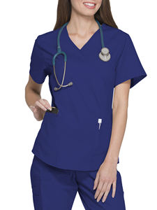 Hospital Medical <b>Scrubs</b> Shirt Wholesale Nurse <b>Scrub</b> <b>Tops</b> - Product Image 3