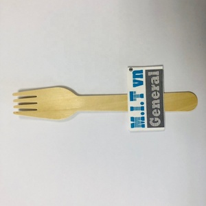 ส้อมไม้ใช้แล้วทิ้ง เป็นมิตรกับสิ่งแวดล้อม ย่อยสลายได้ทางชีวภาพ - ส้อมไม้ธรรมชาติสำหรับงานเลี้ยง จัดเลี้ยงนอกสถานที่ และอาหารแบบซื้อกลับบ้าน - Product Image 4