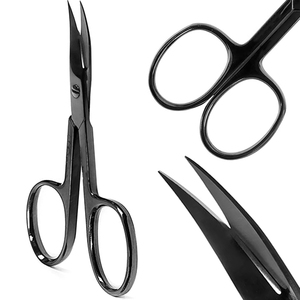 Ciseaux à cuticules en acier inoxydable à faible MOQ pour le soin des ongles, outil de manucure personnalisé avec logo, lame incurvée, pointe acérée, outil de beauté durable - Product Image 6