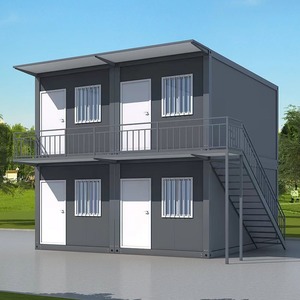 Appartement modulaire en conteneur préfabriqué <span class=keywords><strong>à</strong></span> deux étages, dortoir écologique imperméable pour le secteur minier et pétrolier - Product Image 2