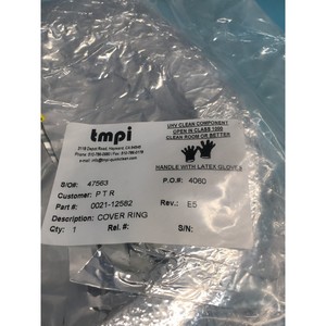 AMAT 0021-12582 แหวนครอบ, 8" SIP TA/TAN, SZBESC - อุปกรณ์และอะไหล่เซมิคอนดักเตอร์ระดับโลกที่เชื่อถือได้ - Product Image 1