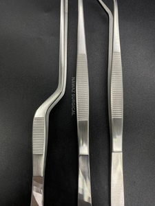 Ensemble d'outils de présentation professionnels pour chef, 4 pièces, pinces de précision en acier inoxydable, pinces à bec croisé et ciseaux culinaires - Product Image 3