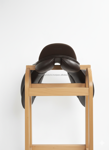 Selle de cheval en cuir brun foncé de qualité supérieure, confortable, pour dressage et courses, équipement d'équitation - Product Image 3