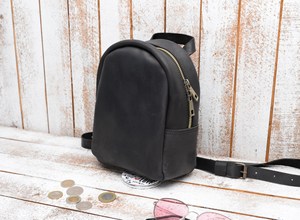 Mini Mochila de Cuero Genuino Premium para Mujer, Mochila Pequeña Personalizada de Piel de Vaca para Viaje, Otras Mochilas, Bolso de Mujer LSBP-0115 - Product Image 3