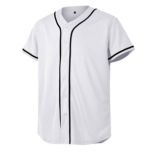 High Quality Custom Unisex Baseball Jersey Softball Wear 100% <b>Polyester</b> Short Player Name <b>T</b>-<b>Shirts</b> for Baseball Uniform - Product Image 1