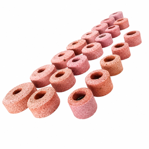 Jeu de 20 meules roses pour sièges de soupape Sioux, support de pierre, entraînement étoile 11/16, modèle Delhi 155243805185 - Product Image 2