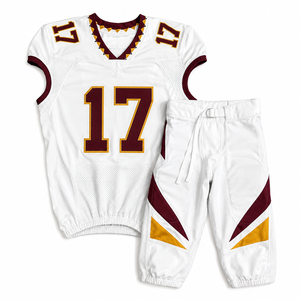Tenue de football américain de haute qualité, maillot d'équipe personnalisé, pantalon, manches courtes, imprimé, léger, respirant, grande taille - Product Image 1