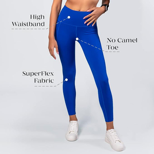 Leggings de Mujer con Rayas Verticales, Cintura Alta, Efecto Adelgazante, Pantalones de Yoga para Gimnasio y Oficina - Product Image 2