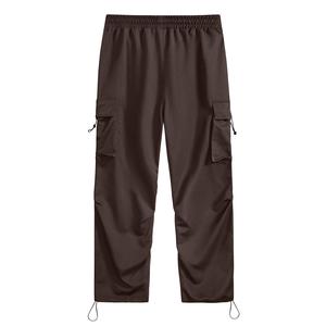 <b>Men's</b> Outdoor Cargo Pants Quick Dry Lightweight Multi Pocket Hiking <b>Trousers</b> <b>Elastic</b> <b>Waist</b> Adjustable Hem Casual Tactical Pants - Product Image 6
