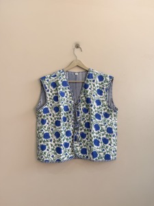 Chaleco Ligero de Algodón con Estampado Floral, Transpirable y Ecológico, Estilo Urbano para Mujer - Product Image 4