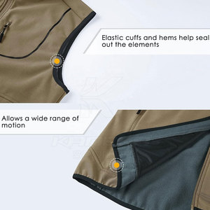 Chaleco Softshell Transpirable para Exteriores con Tela Suave para Viajes Diarios y Trabajo - Product Image 4