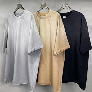 เส้นสีเขียวสดใส เสื้อยืดแขนสั้นผู้ชายผ้าไหมน้ำแข็งบางเบา ระบายอากาศดี ไม่ทิ้งรอย สำหรับฤดูร้อน ขายส่ง เสื้อยืดผู้ชาย เสื้อยืด unisex - Product Image 5