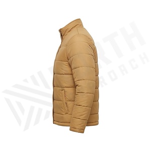 Hooded Quilted Waterproof <b>Bubble</b> Jacket Black Full Sleeve Winter Windproof Cotton Shell Knitted Fabric Polyester Filling Stand - Product Image 3