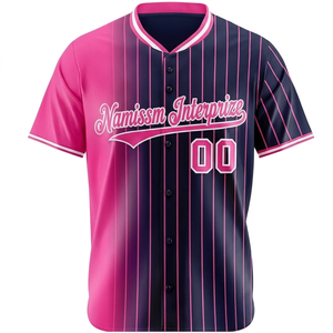Full Custom Sublimated Baseball Jersey for Men Women and Youth with Modern <b>Athletic</b> Style Design - Product Image 2