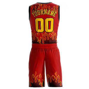 Custom Logo Summer Printed Basketball Uniforms for Men Women Adults-Soft Breathable Plus Size durability for <b>athletes</b> - Product Image 3