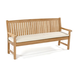 Classic Teak Outdoor Garden <b>Bench</b> with Arms Solid Wood Patio <b>Bench</b>-Waterproof & Eco-Friendly - Product Image 3