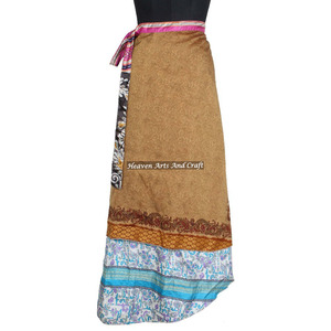 New 100 Ways to Wear Magic <b>Wrap</b> Vintage India Silk 38 Inch Sari Silk Multi Wear <b>Wrap</b> <b>Skirts</b> Halter Sarong Bohemian Magic <b>Wrap</b> - Product Image 1