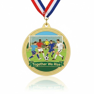 Medalla Deportiva de Aleación de Zinc Fundida con Logotipo Metálico Grabado Personalizado para Corredores de Maratón - Product Image 6