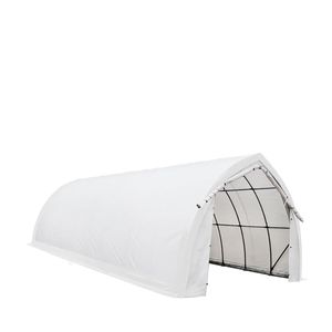 TMG ST2041PV(Previo) 20FT X 40FT Heavy Duty 17 oz <b>PVC</b> Cover Arch Wall Peak <b>Ceiling</b> Storage Shelter Drive Doors for Tool Shed - Product Image 3