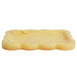 FAIZA CRAFT Ensemble de plateaux décoratifs en résine, rectangulaires, style bohème, multicolores, assiettes de service pour mariage, fruits, luxe moderne - Product Image 3