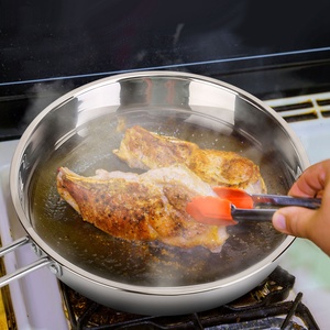 4pcs Fedex Shipping <b>Stainless</b> <b>Steel</b> <b>Cookware</b> <b>Set</b> Dishwasher Safe Including 2Quart Saucepan 3.7Quart Stockpot Lid Frying Pan - Product Image 2