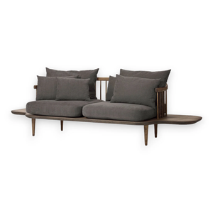 Canapé deux places en bois de haute qualité, design tendance et élégant, avec mousse et tissu de qualité supérieure, idéal pour la maison, l'hôtel et la villa. - Product Image 5